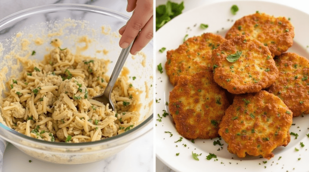 Chicken and Zucchini Fritters
