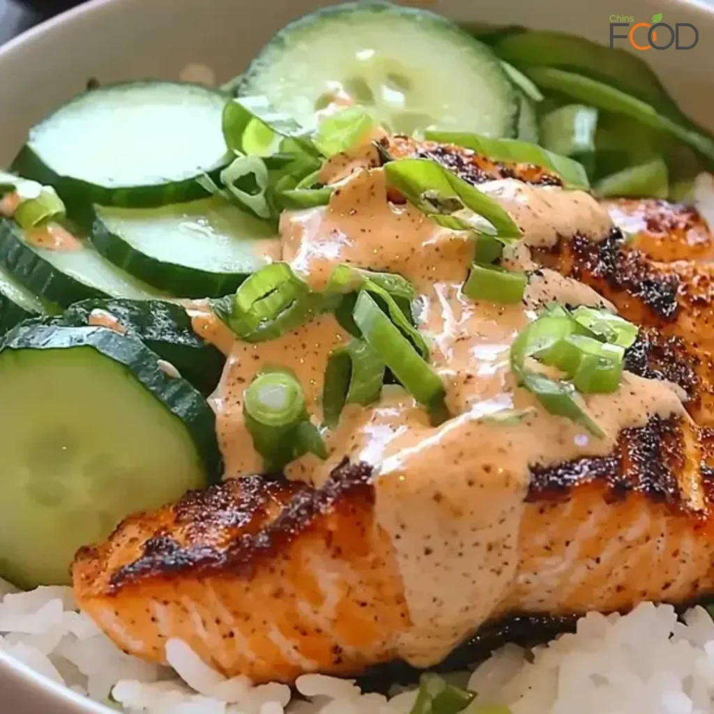 Spicy Salmon Rice Bowl
