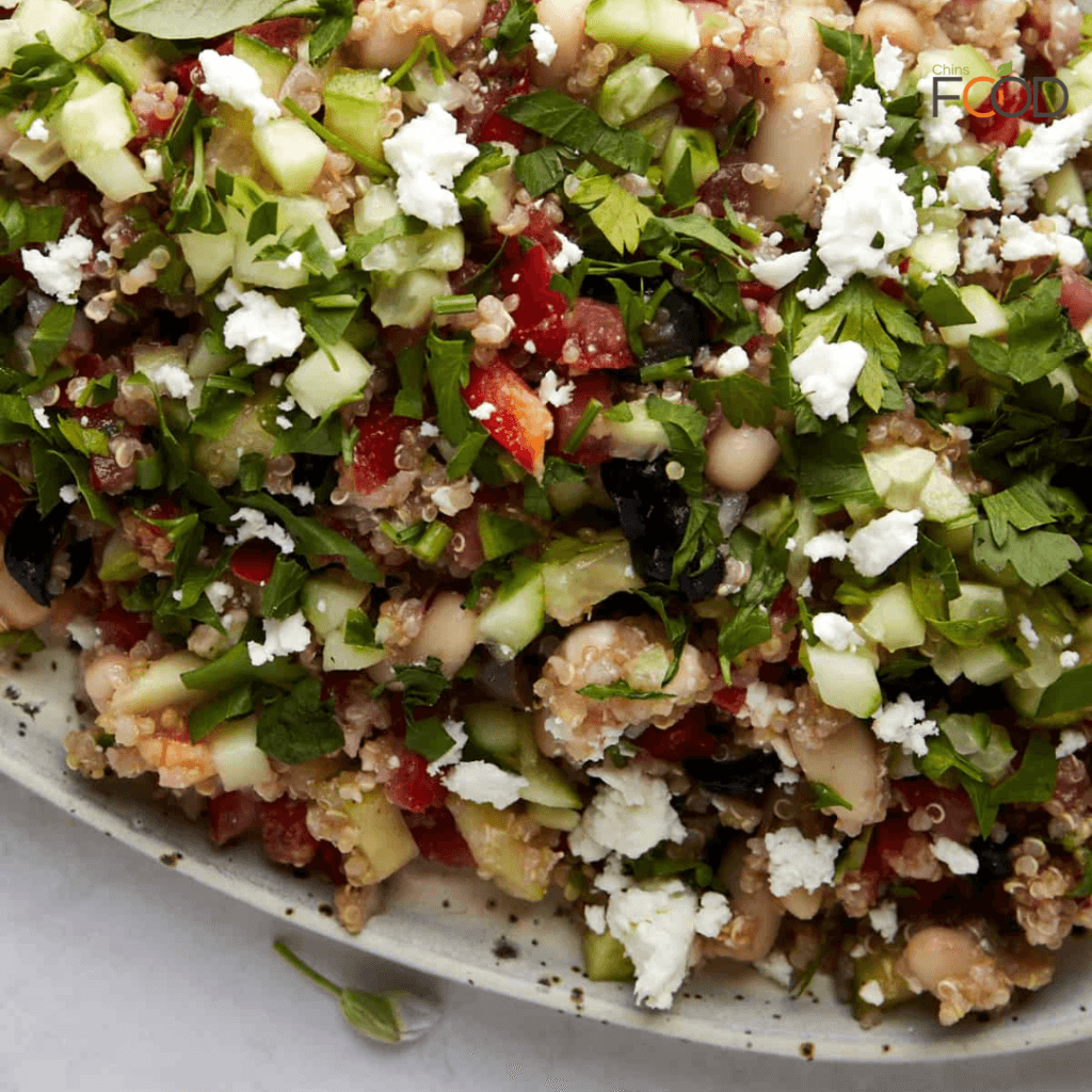 Quinoa Cannellini Bean Salad