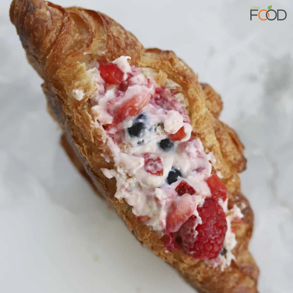 Berry Stuffed Croissant French Toast Bake