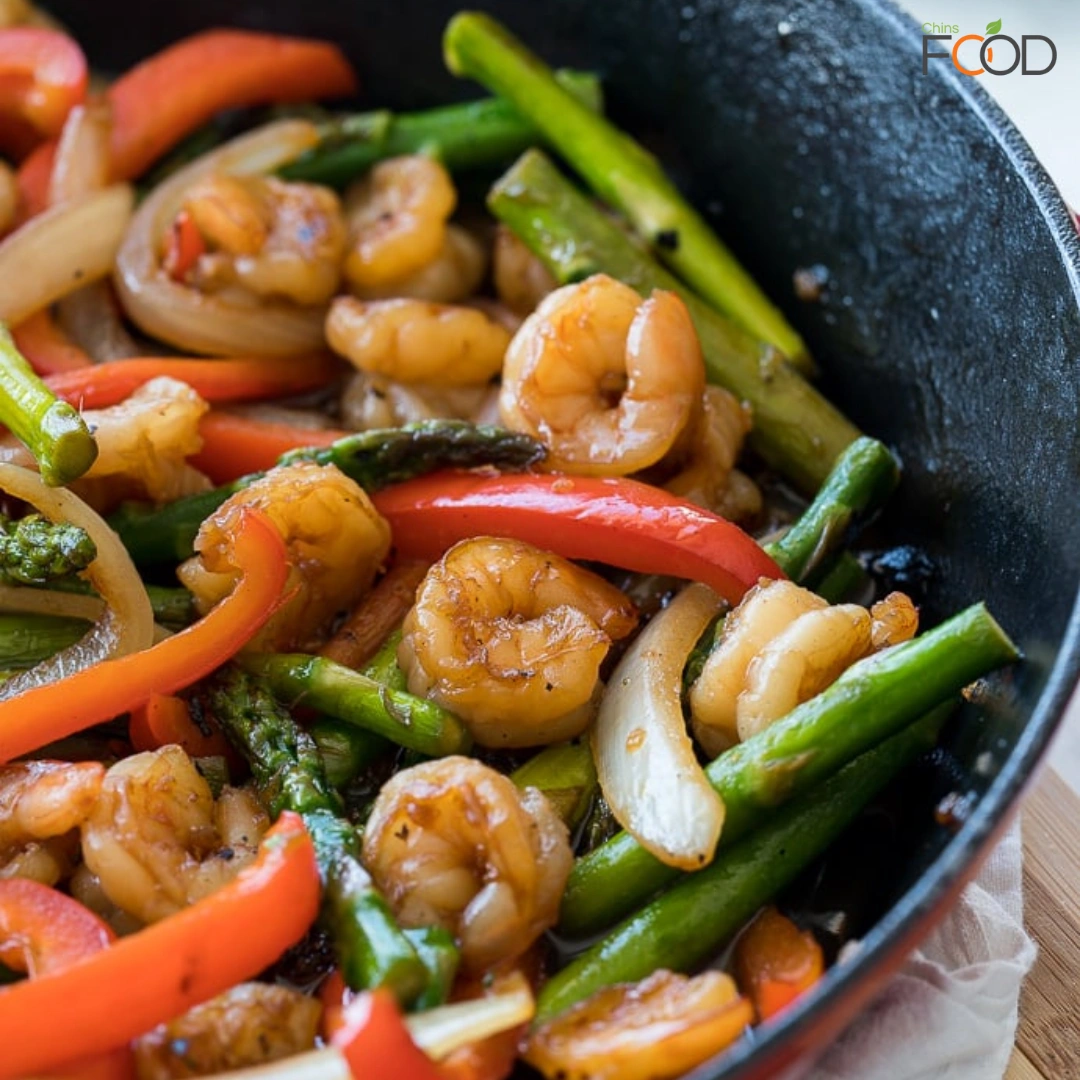 Honey Garlic Shrimp Stir Fry
