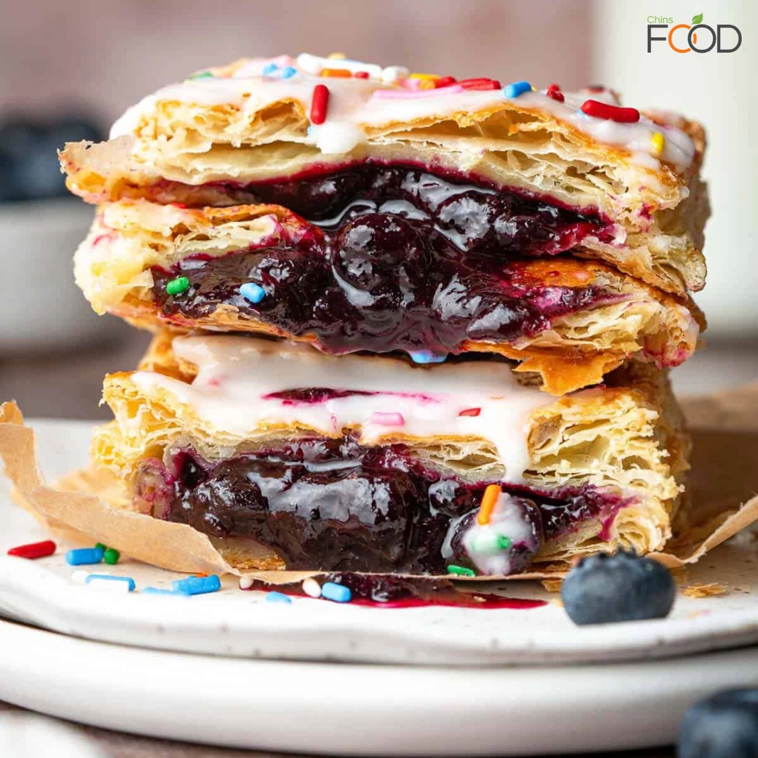 Blueberry Lemon Puff Pastry Pop Tarts