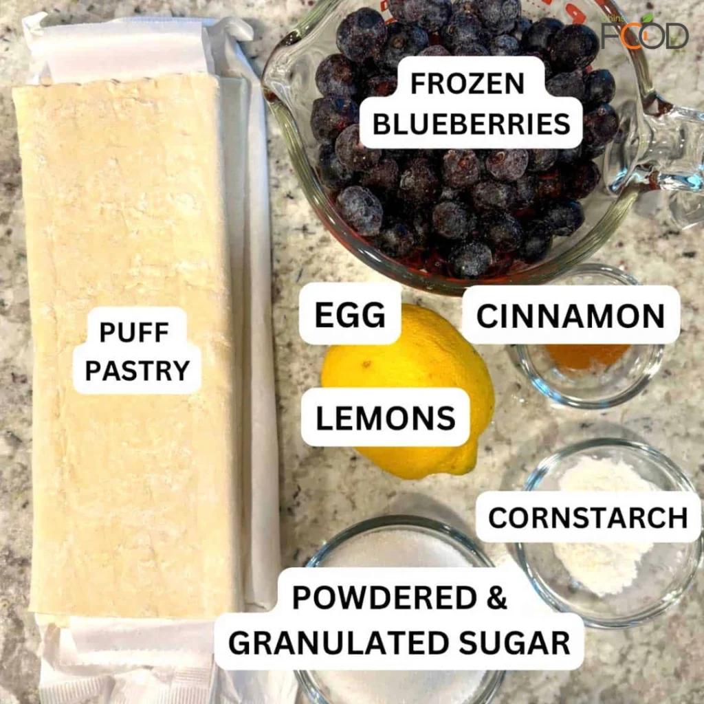 Blueberry Lemon Puff Pastry Pop Tarts