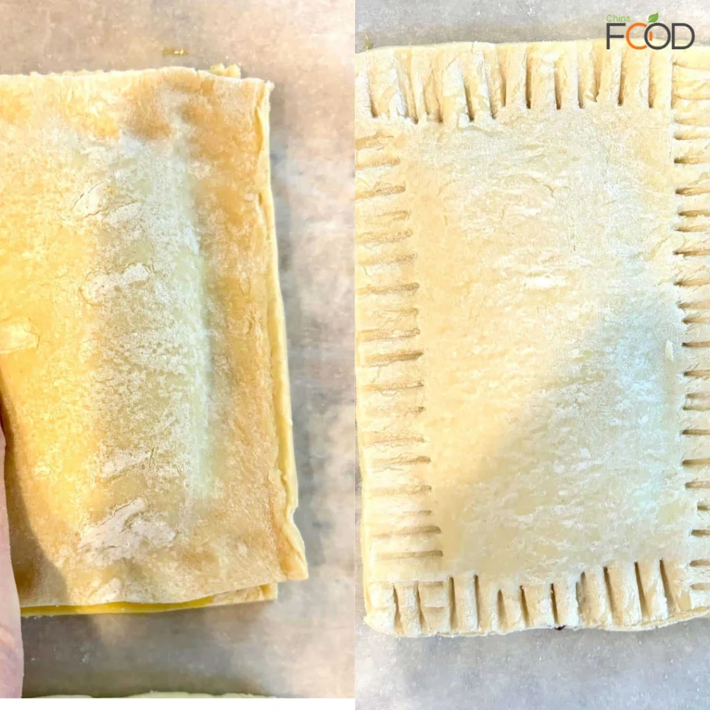 Blueberry Lemon Puff Pastry Pop Tarts